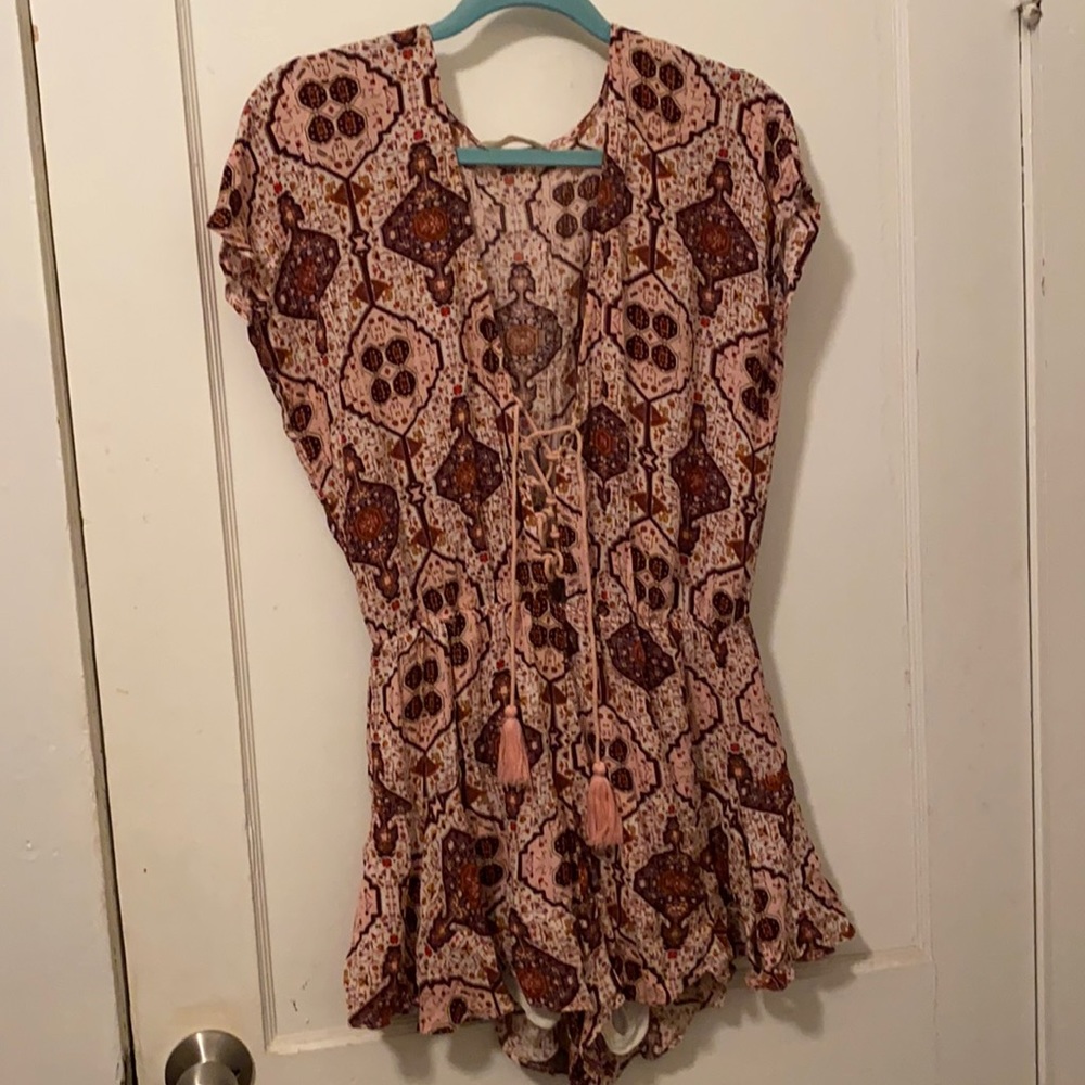 Printed romper